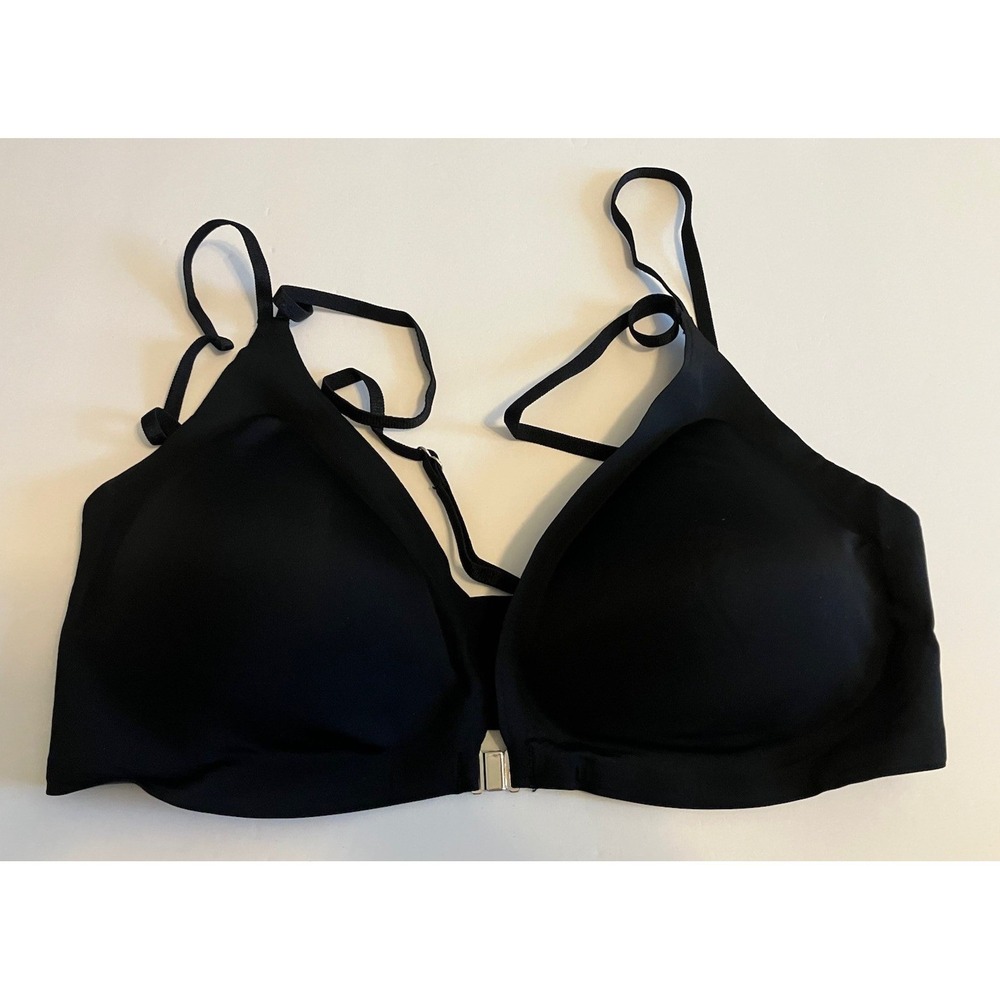 Soly Hux Bralette Women Small Black New Full Coverage Front Clasp Y-Back Bra